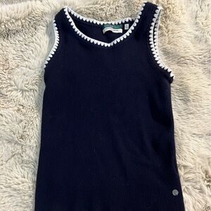 Scotch & Soda Dark Blue Knit Top with Light Trim